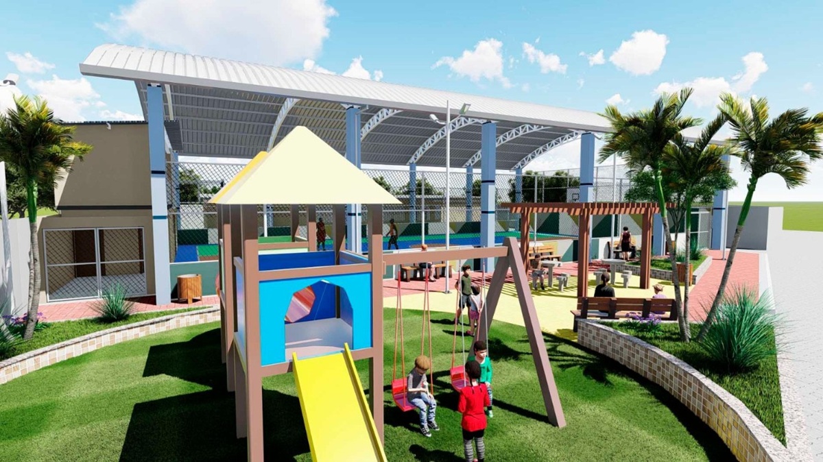 Comunidade de Limeira contemplada com nova praça e reforma da quadra 1 quadra limeira anchieta divulgacao