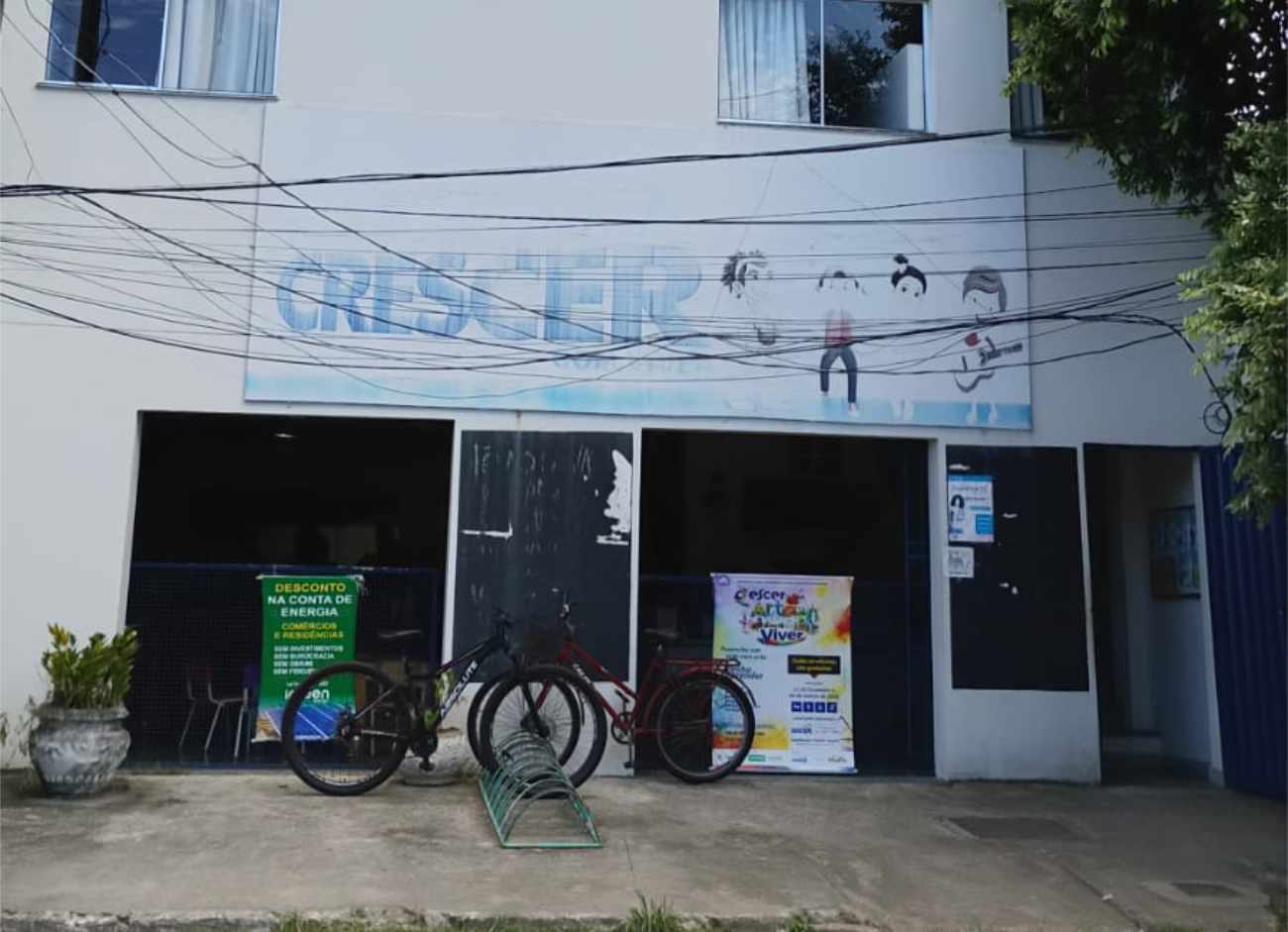 Crescer com Viver abre vagas para reforço escolar gratuito em Guarapari 1 fachada crescer com viver