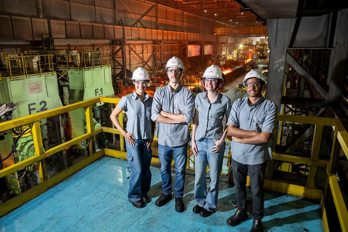 Atenção, estudantes! ArcelorMittal abre 150 oportunidades de estágio no ES 2 ArcelorMittal fotos Mosaico Imagem 2