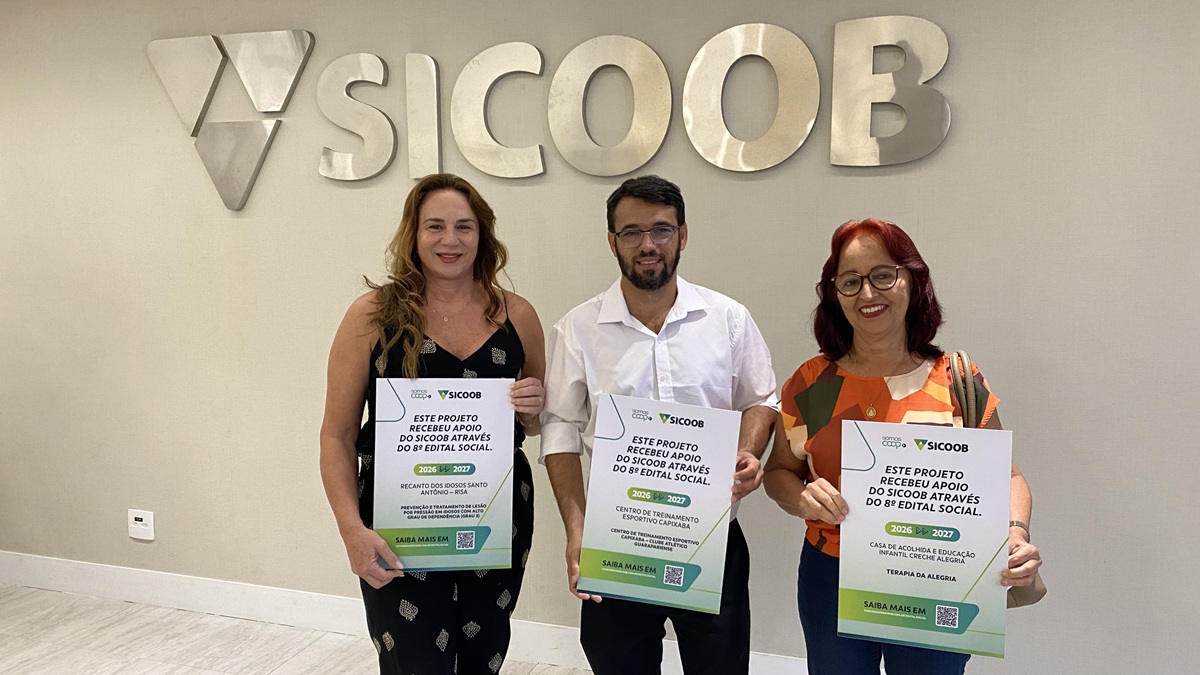 Sicoob Sul Litorâneo destina mais de R$ 350 mil a projetos sociais 3 Silvana Rodrigo e Lourdes