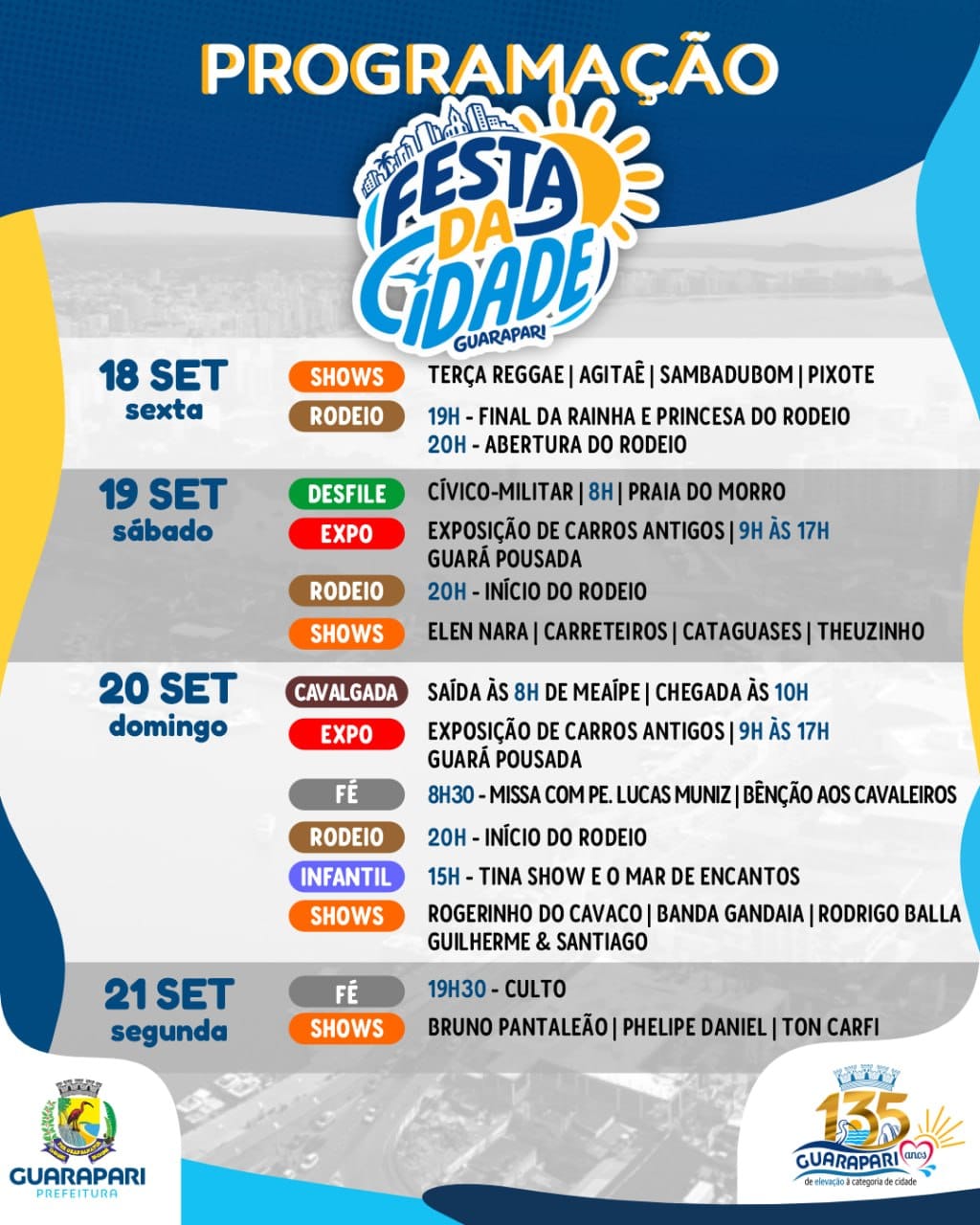 Celebrando 135 anos: Guarapari será capital do ES neste sábado (19) 2 WhatsApp Image 2026 09 17 at 15.17.06