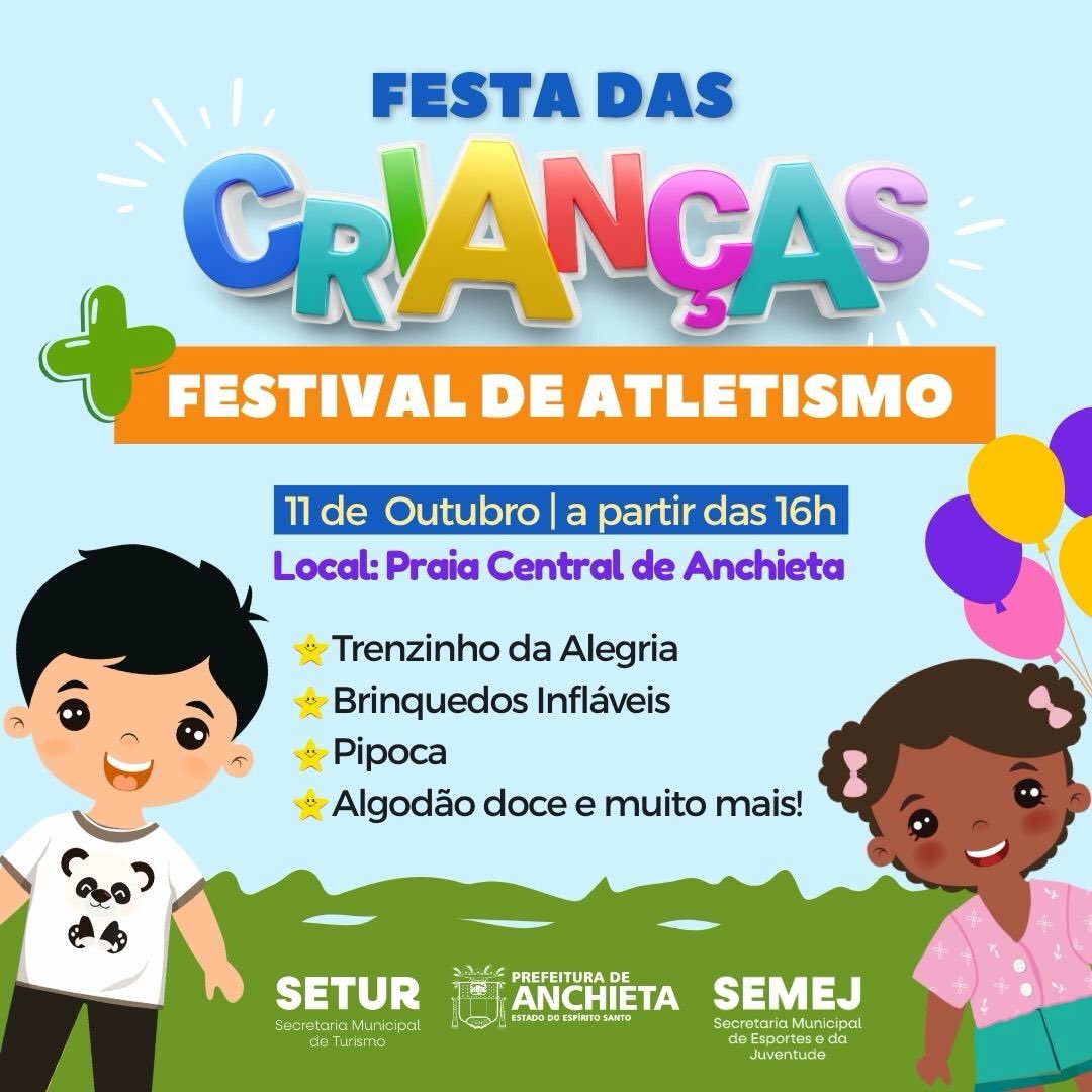 Anchieta celebra Dia das Crianças com esporte e brincadeiras 2 festa das criancas anchieta