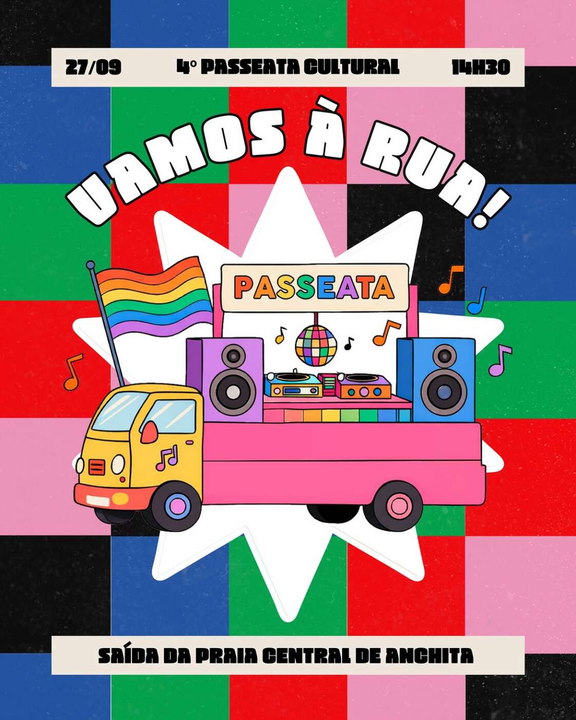 Domingo (27) é dia de Passeata Cultural LGBTQIAPN+ em Anchieta 2 🌈 E OFICIAL VAMOS PRA RUA 🏳️ 🌈🔥Depois de tantos recomecos chegou a hora de ocupar Anchiet 1