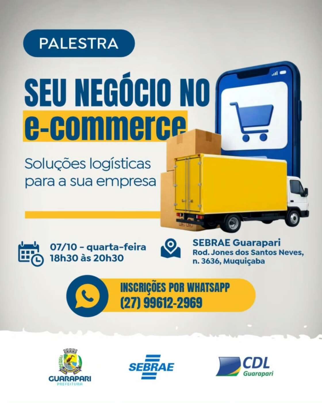 Logística e e-commerce são temas de palestra em Guarapari nesta quarta (7) 2 SnapInsta.to 836918180 18416080621153895 4084007866913118024 n