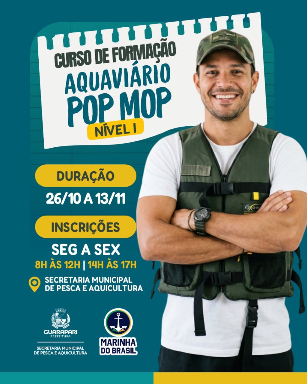 Oportunidade! Guarapari abre vagas para curso de aquaviários 2 WhatsApp Image 2026 10 13 at 16.21.54