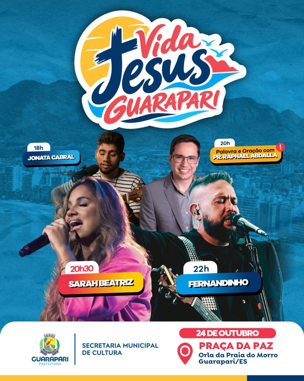 Contagem regressiva! Vida Jesus reúne fé e música neste sábado (24) em Guarapari 2 WhatsApp Image 2026 10 20 at 12.18.23