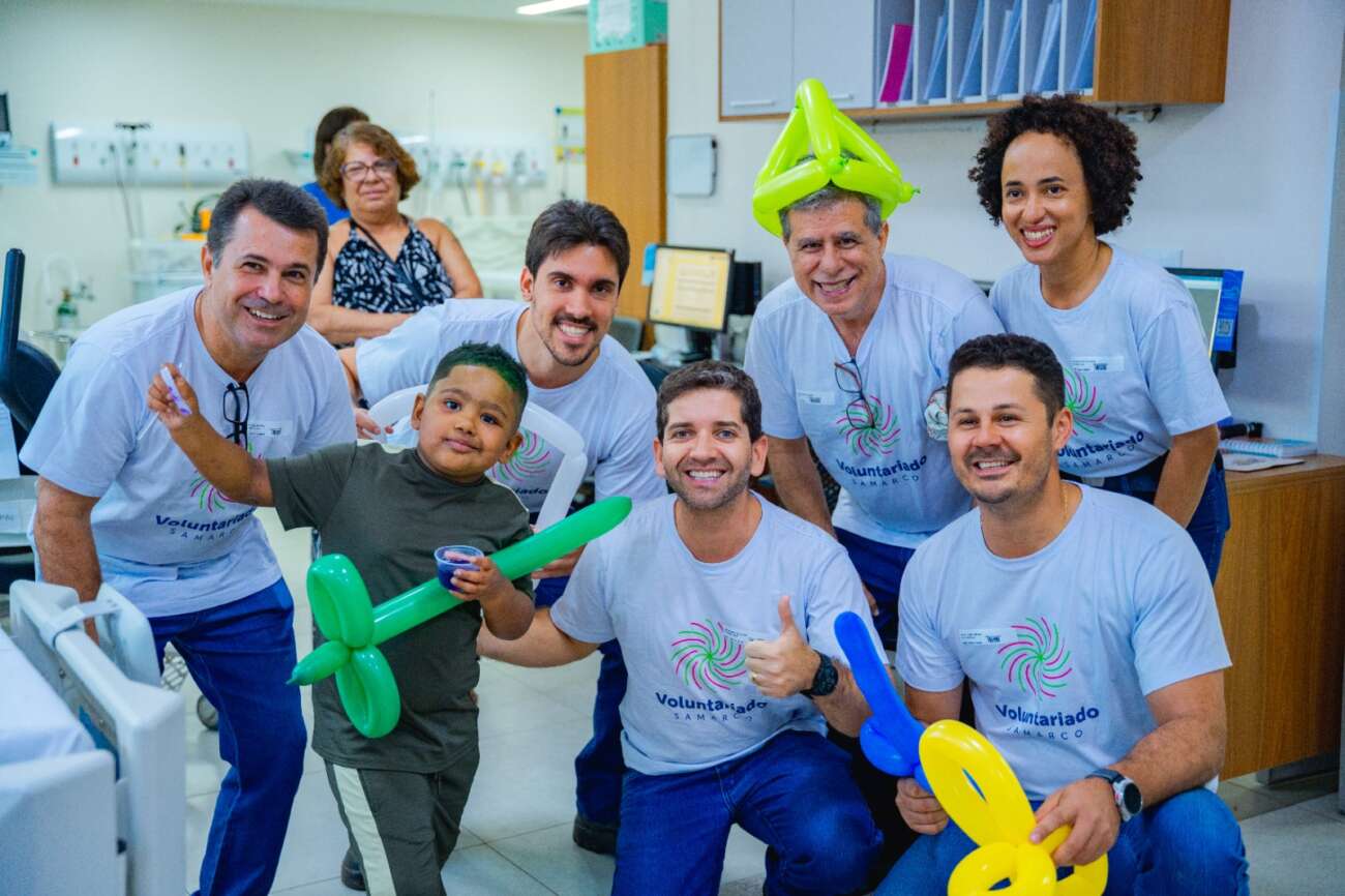 Hifa Guarapari recebe tablets durante visita de voluntários da Samarco 3 voluntarios Samarco Hifa 1