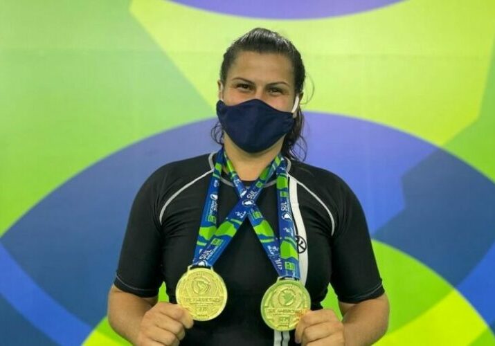 Fernanda Mazzelli conquistou o duplo ouro no Sul-Americano (crédito foto - arquivo pessoal)