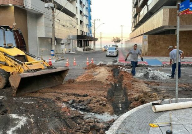 recapeamento da Avenida Oceânica, na Praia do Morro (4)