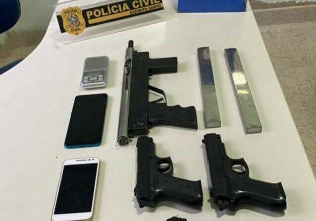 submetralhadora apreendida